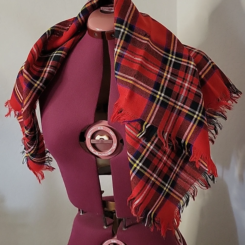 Highland Home Industries tartan scarf